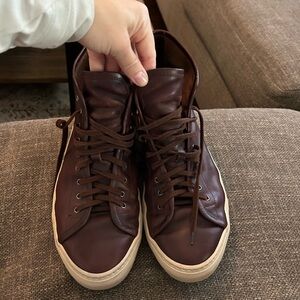 Gustin Leather Men’s Boots Shoes Casual Size 10